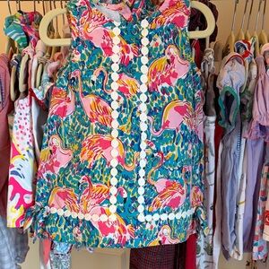Lilly Pulitzer Flamingo Print Dress